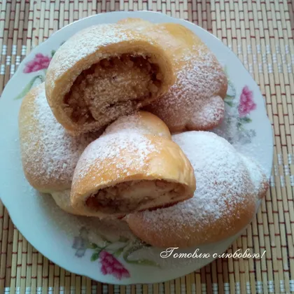 Венские булочки (или мини-рулеты) с ореховой начинкой