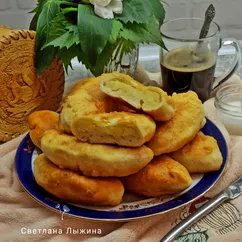 Пирожки без дрожжей с картофельной начинкой 