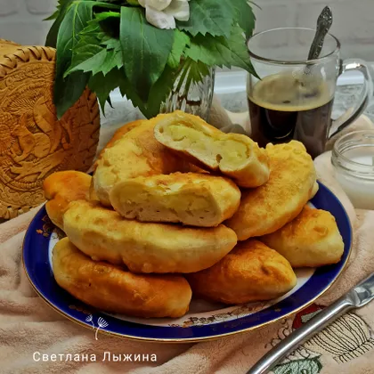 Пирожки без дрожжей с картофельной начинкой 