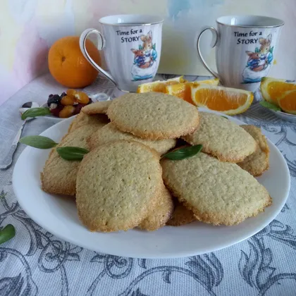 Печенье с апельсиновой цедрой и корицей