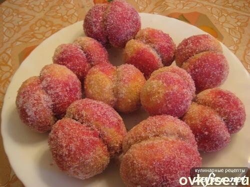 Печенье персики