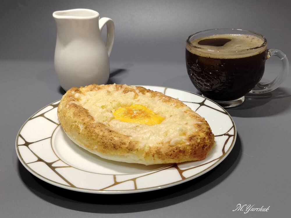 Хачапури по-аджарски (ПП вариант) 