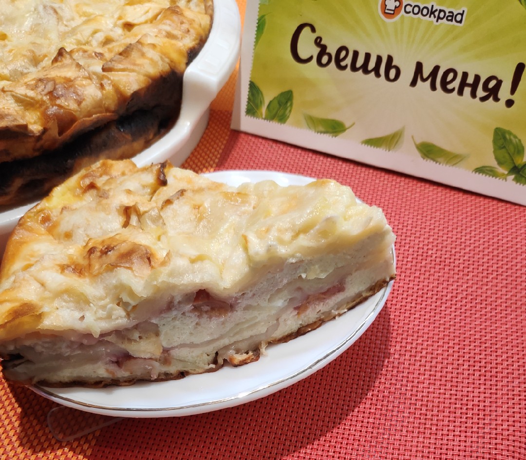 Рваный пирог с сыром. Как украсить рваный пирог.