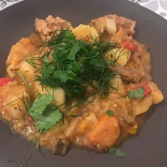 Мясо с овощами