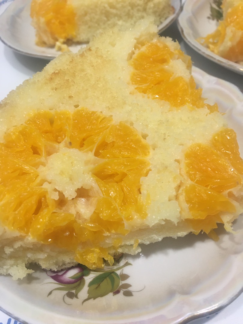 Шарлотка с мандаринами🍊🍊🍊
