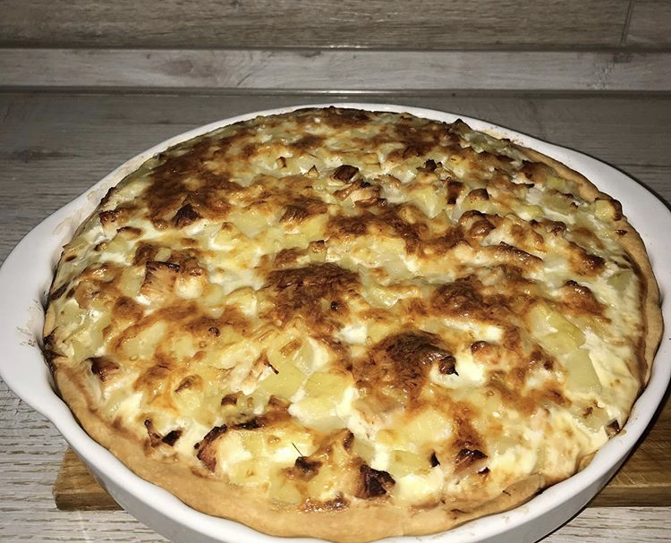 Лоранский пирог с курицей и грибами - рецепт | Чудо-Повар