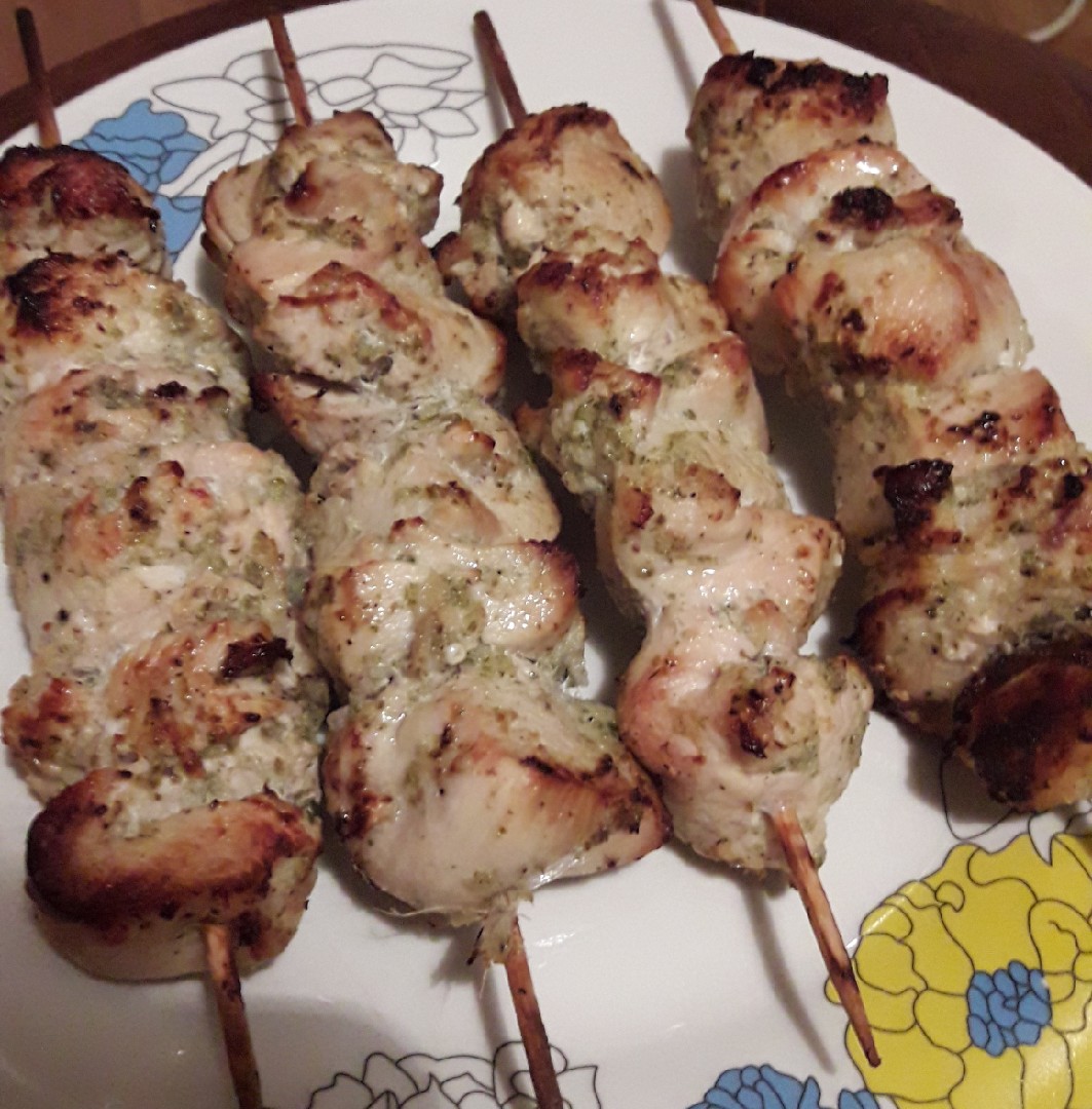 Куриные шашлычки в духовке