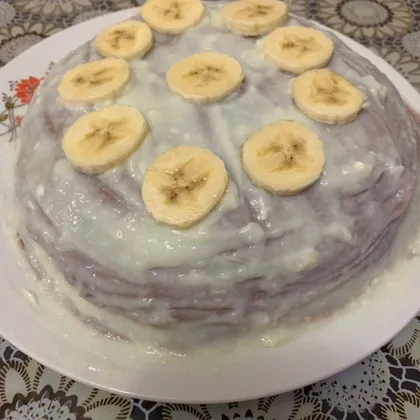 ПП Блинный торт с бананами