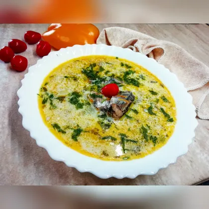 Сливочная уха с сайрой🍲🥫🐟