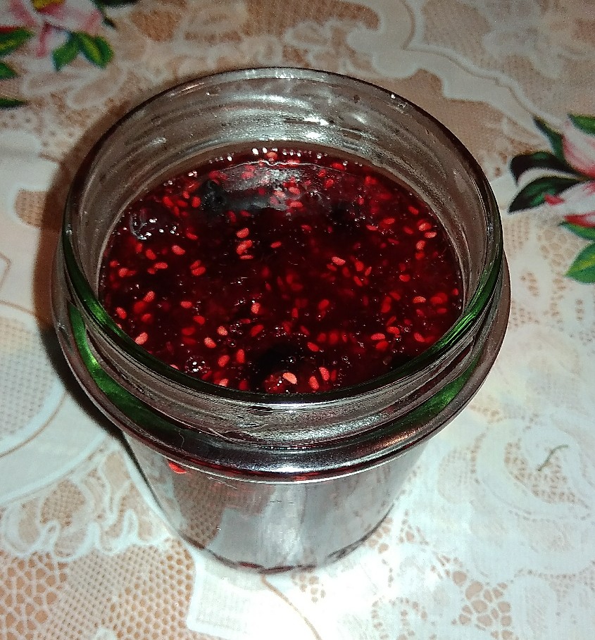 Варенье ассорти из малины и смородины в микроволновке #заготовки