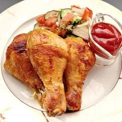 Куриные голени в медово-горчичном соусе