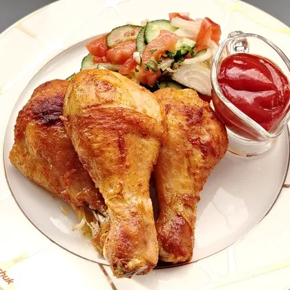 Куриные голени в медово-горчичном соусе