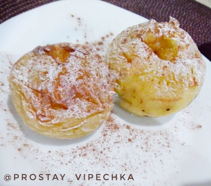 Печёные яблоки с корицей и орехами #чемпионатмира #россия