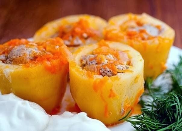 Фаршированный картофель