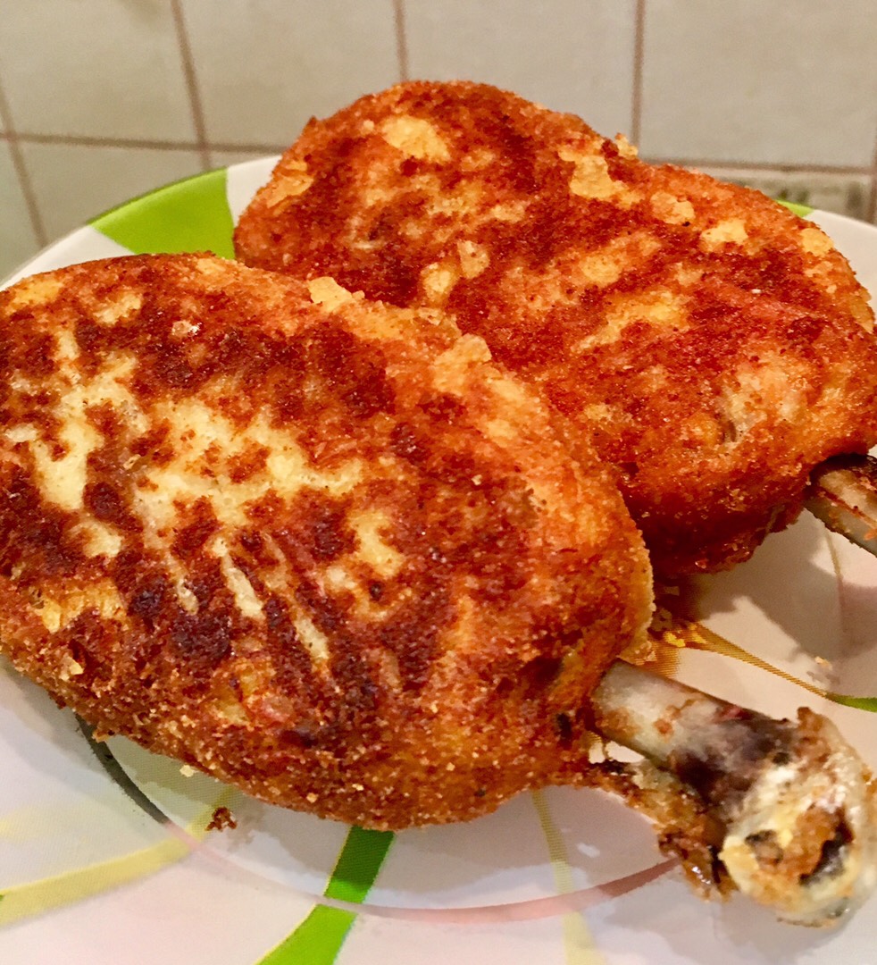 Котлеты из курицы с картофельным пюре