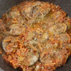 Пеленгас с овощами