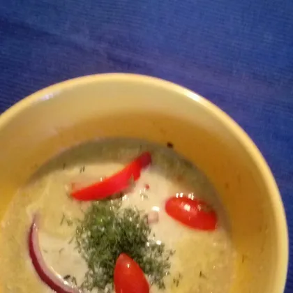 Суп пюре из брокколи, кабачка и остальных овощей