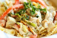 Курица с макаронами «Альфредо»