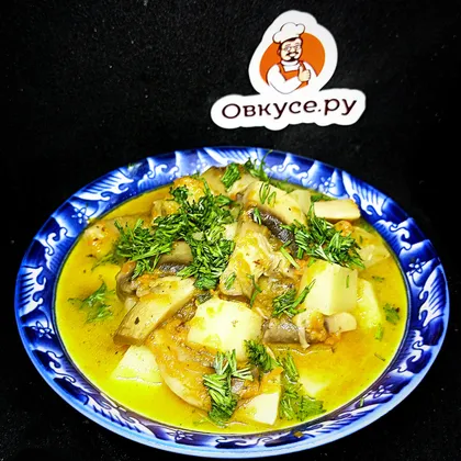 Картофель тушёный с грибами