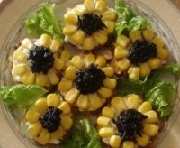 Праздничная закуска «Подсолнушки»