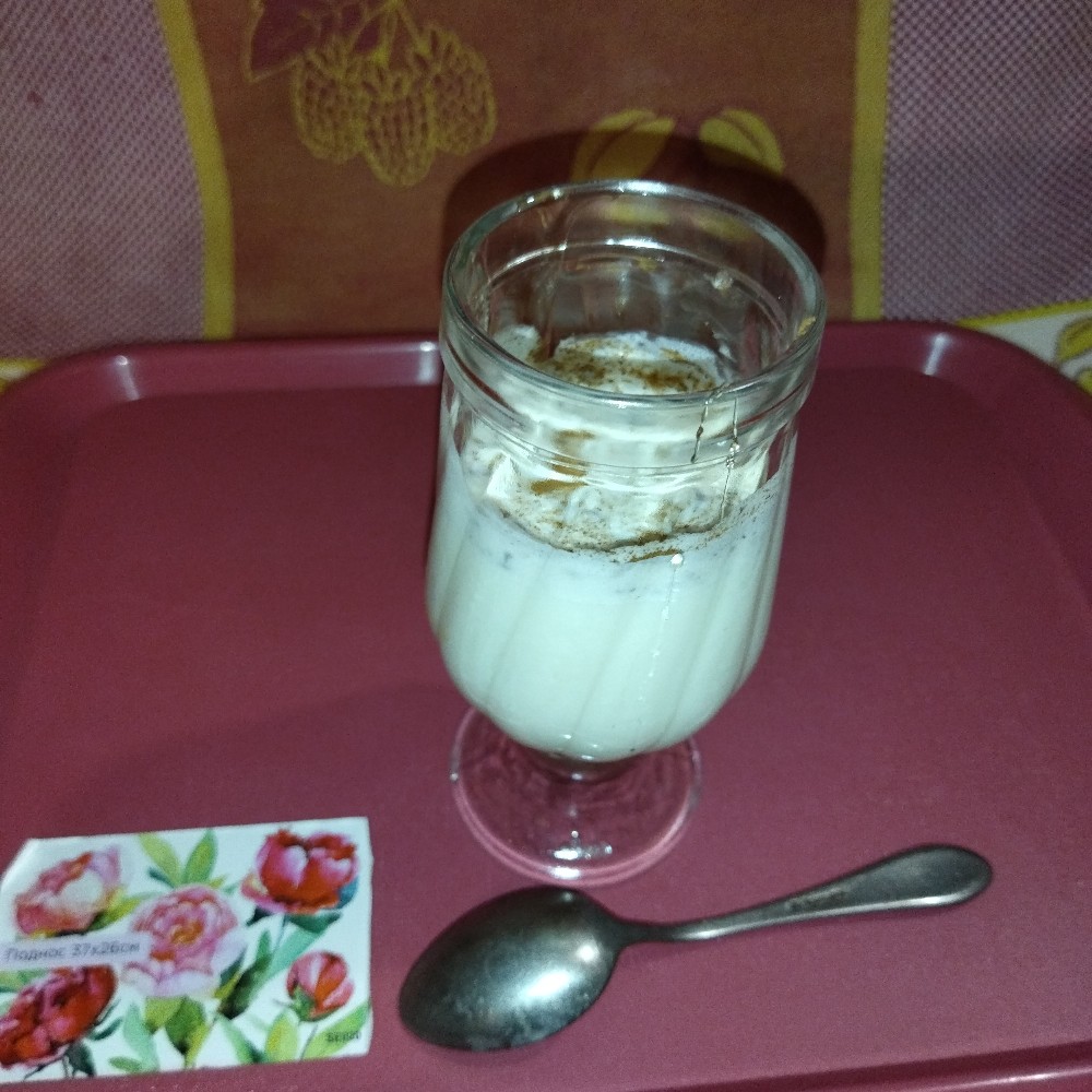 Молочный коктейль с имбирем со вкусом мëда и корицы