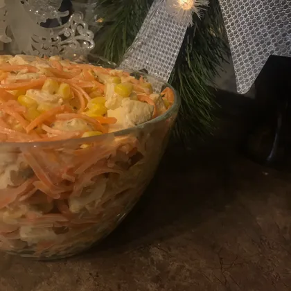 Новогодний салат из 3-х ингредиентов