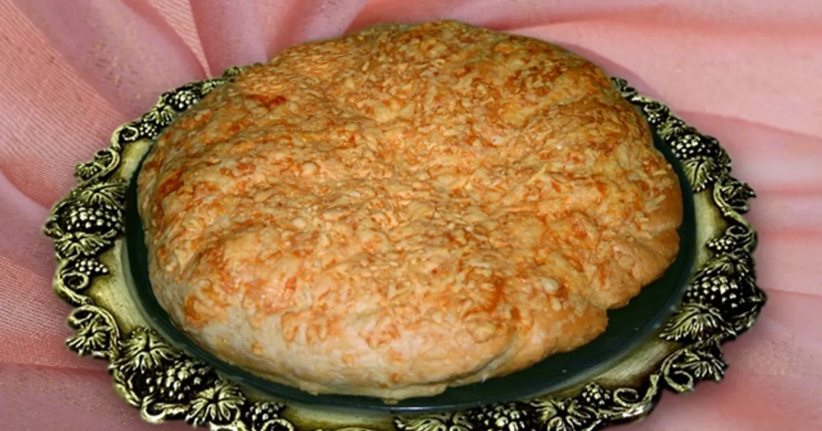 Хачапури по-аджарски из слоеного теста