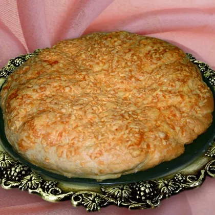 «Хачапури» из слоёного теста