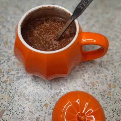 Какао с вишнёвым сиропом