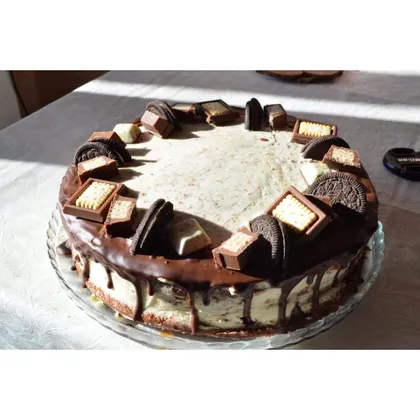 Шоколадный торт (шифоновый бисквит)