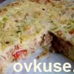 Лазанья с курицей на лаваше