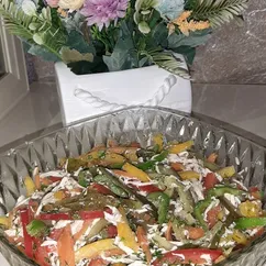 Салат с болгарским перцем и курицей🥗