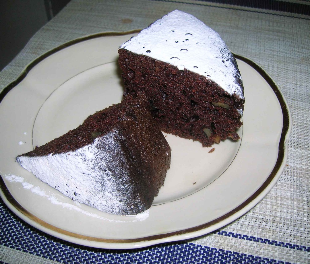 Бисквит «Шоколад на кипятке» в мультиварке - пошаговый фото-рецепт