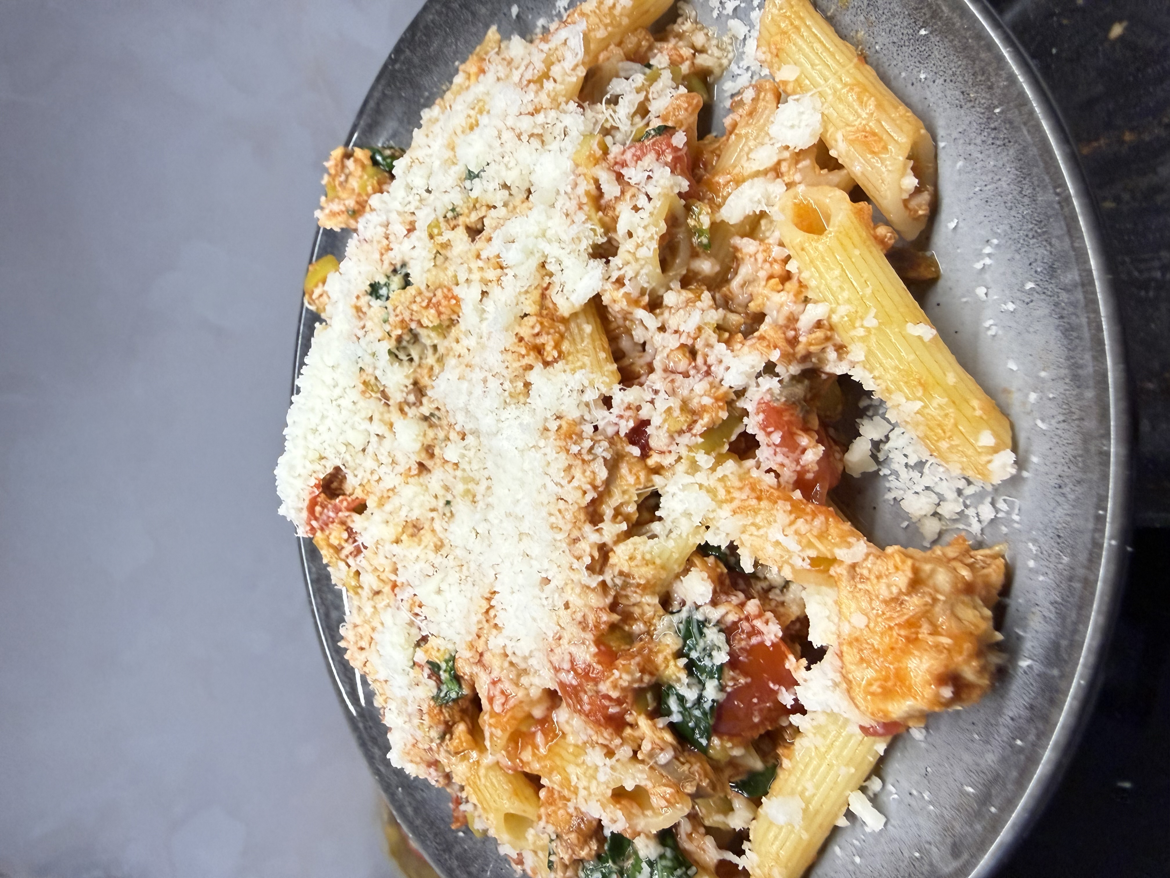 Паста с горбушей