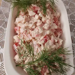 Салат Красное море с крабовыми палочками