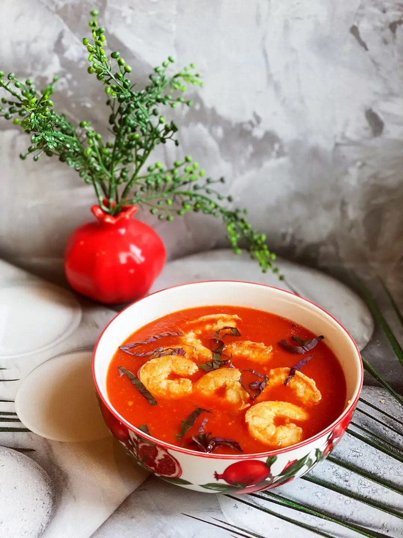 Суп печёный