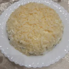 Салат с курицей и грибами