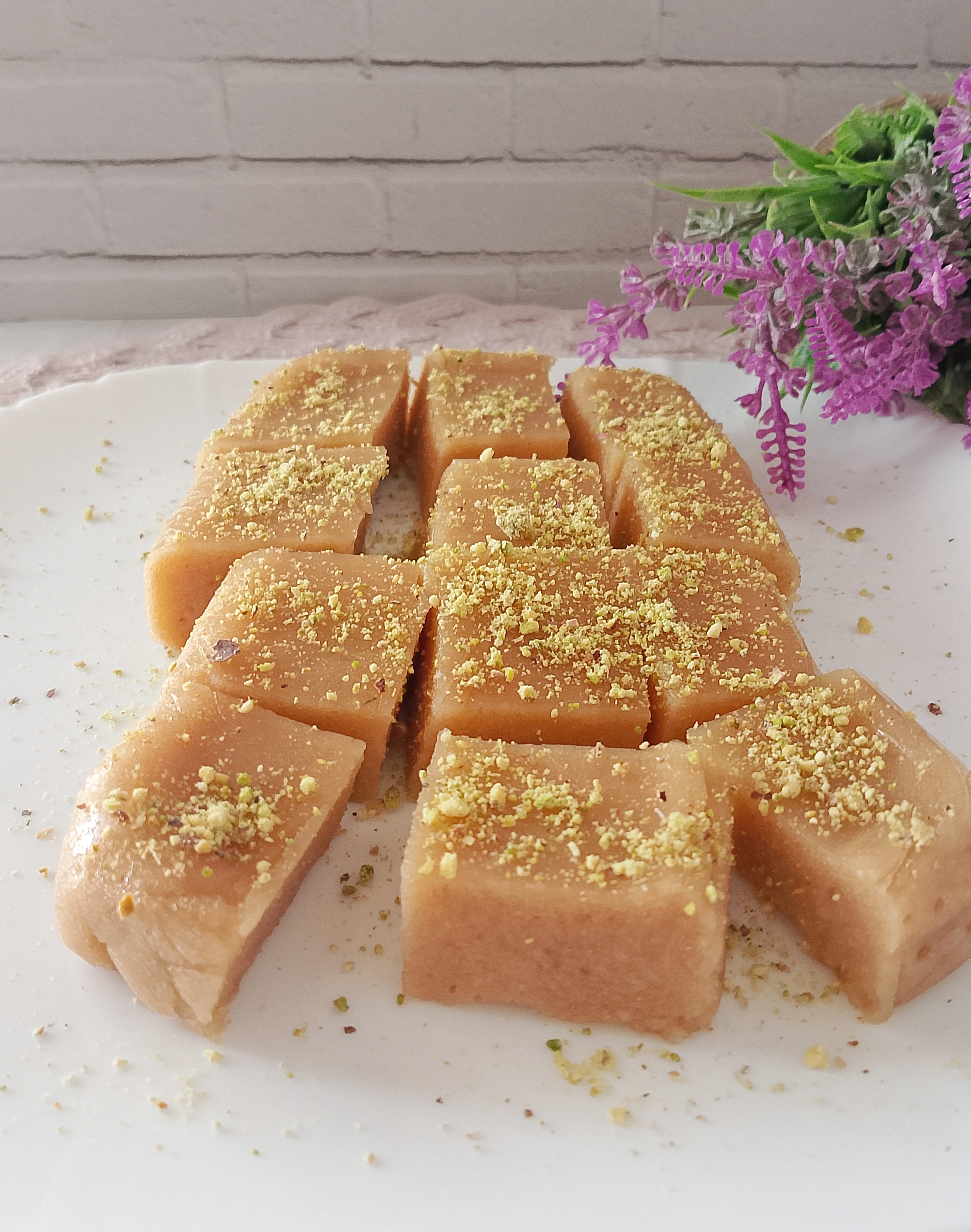 Десерт из фруктового пюре