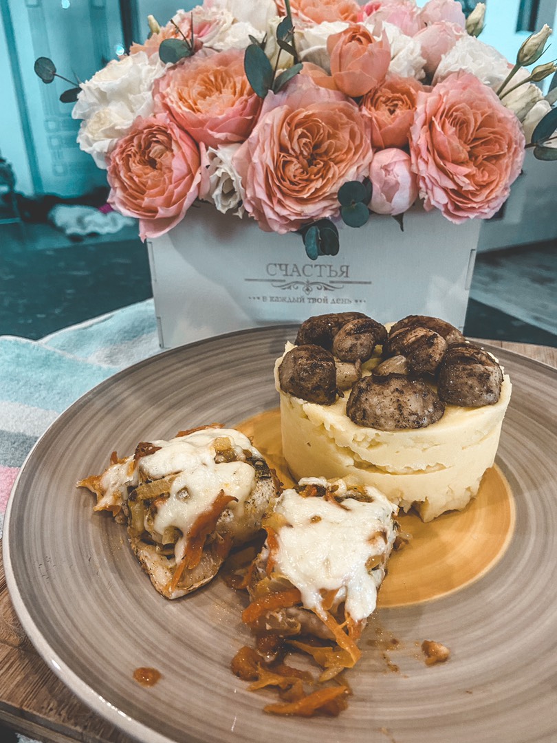 Рыбка под сырной шапочкой