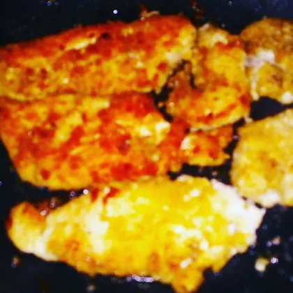Куриные грудки в сыре с кунжутом