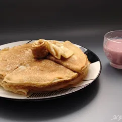 Блины в дырочку на кефире