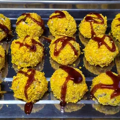 Хрустящие суши-боллы запеченные