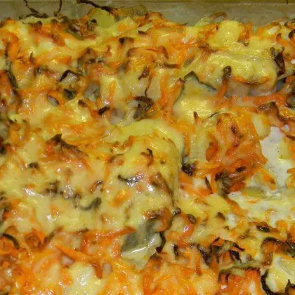 #кулинарныймарафон. Рыба запеченая с картофелем