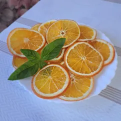 Сушёные апельсины для чая и выпечки