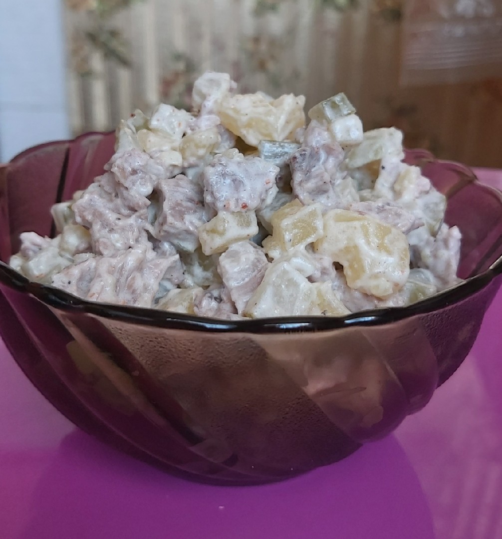 Мясной острый салат с говядиной 🥗 - рецепт с фотографиями - Patee. Рецепты