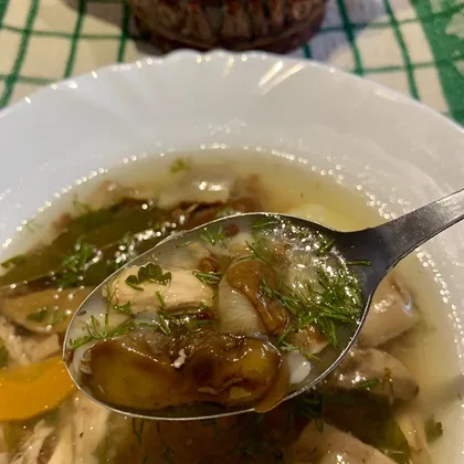 Грибной суп с гречей 🥣