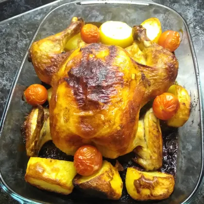 Курица в пивном маринаде запеченная в духовке