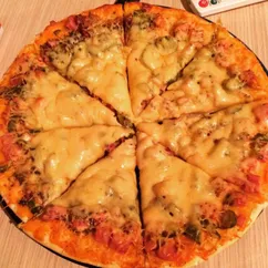 Быстрая пицца 🍕 на сковороде