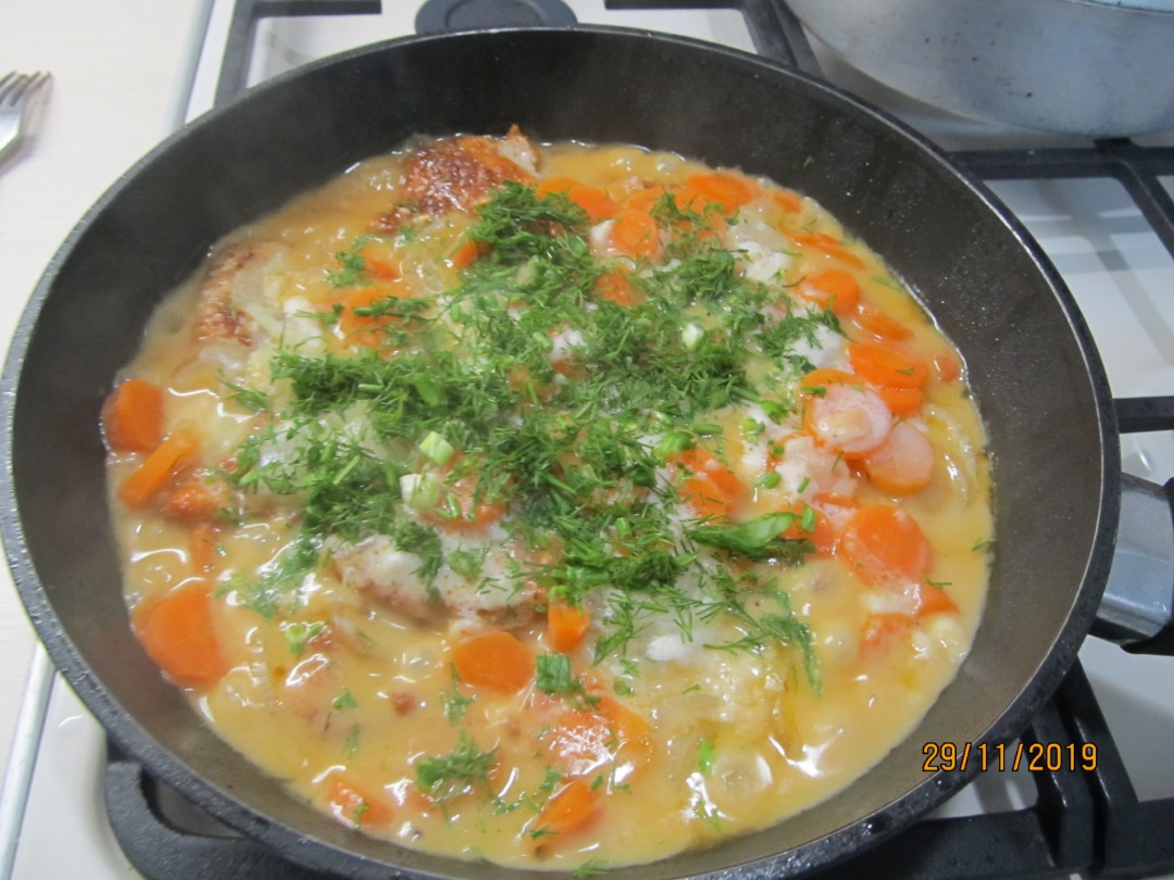 Мясо с гречкой