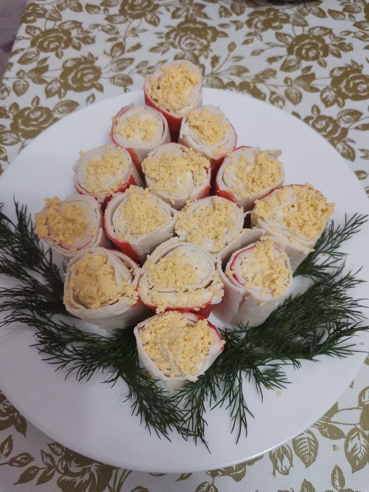Крабовые рулетики